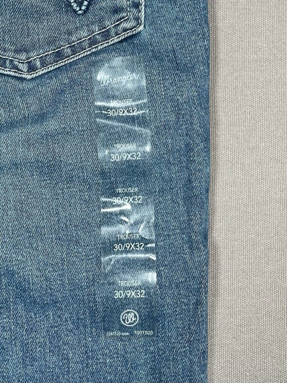 NWT Wrangler Retro Sadie Low Rise Stretch Trouser Jeans - Women Size 30/9 X 32 - Picture 13 of 16